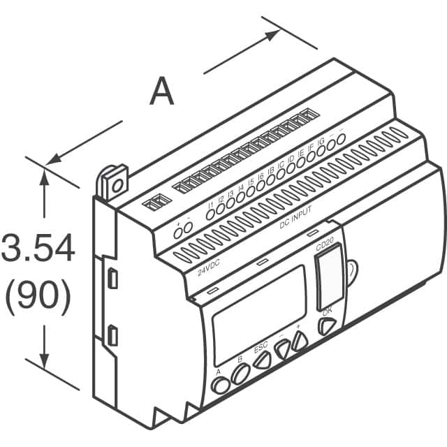 88970141 Crouzet Contrôleurs - Programmables (PLC PAC)